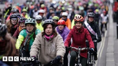 Riders protest for safer cycling for women in London